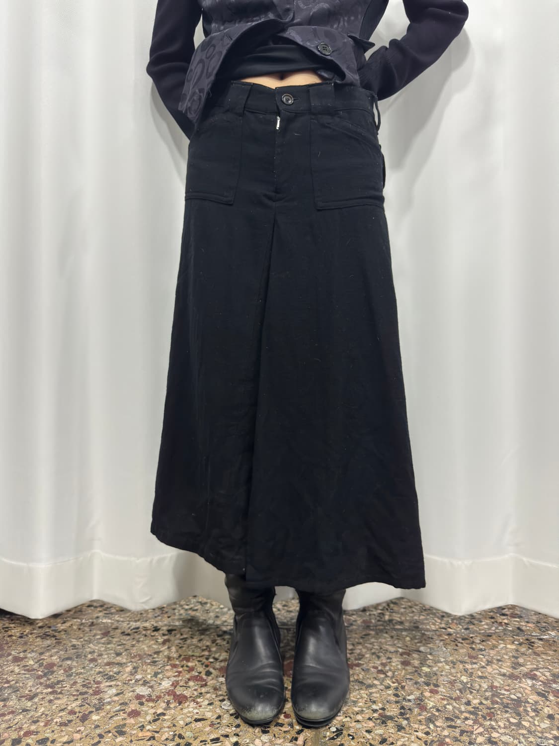 y’s wool midi skirt 상품이미지3