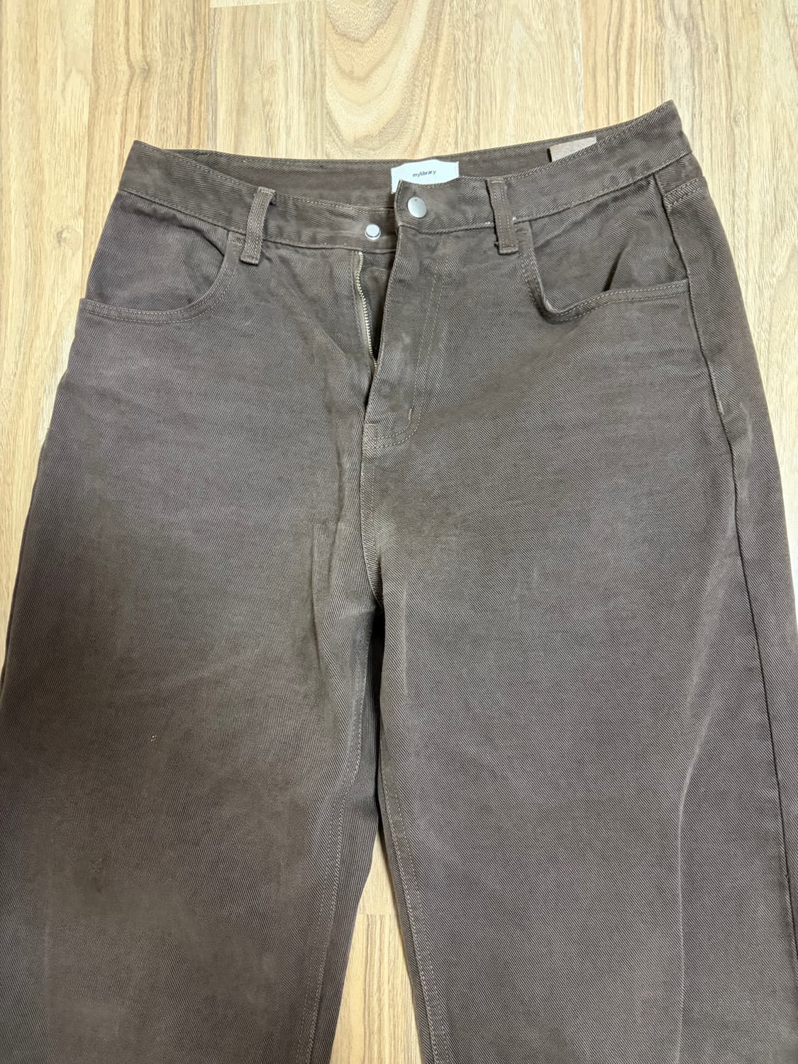 마이라이브러리 가먼트 다이드 브러쉬드 팬츠 상품이미지2