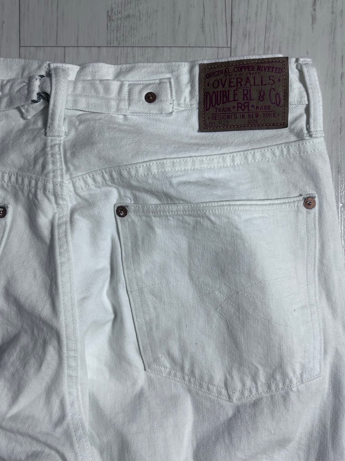 RRL 리미티드 에디션 빈티지 5 포켓 1927 버클백 화이트 32x30 상품이미지5