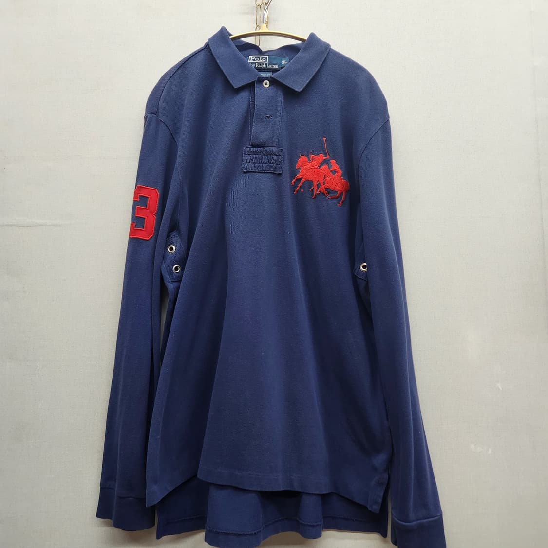 폴로랄프로렌 로고 럭비셔츠 긴팔 XL(L~XL) 상품이미지1