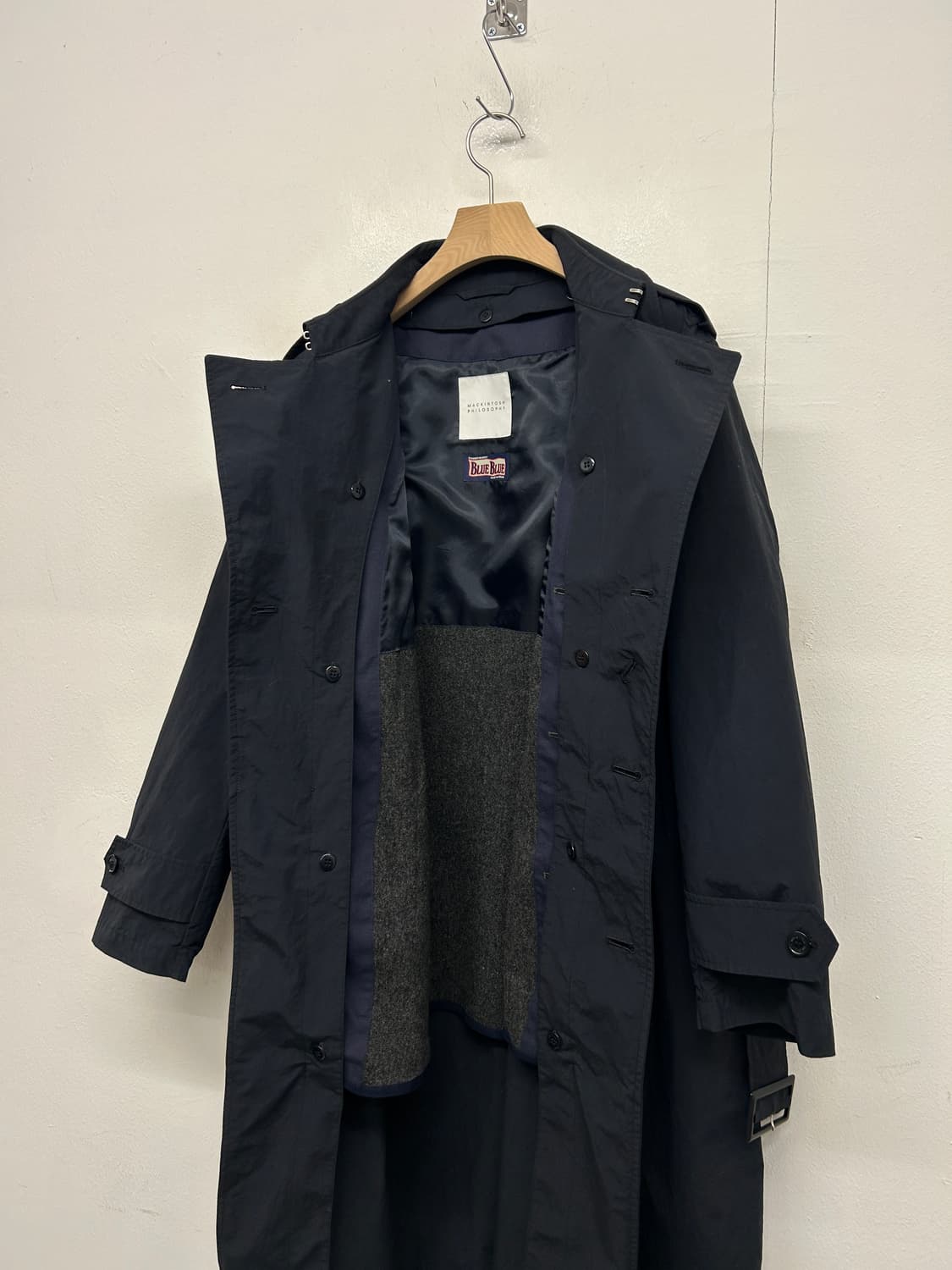 매킨토시 필로소피 X 블루블루 재팬 트렌치 코트 (라이너 포함) 상품이미지3