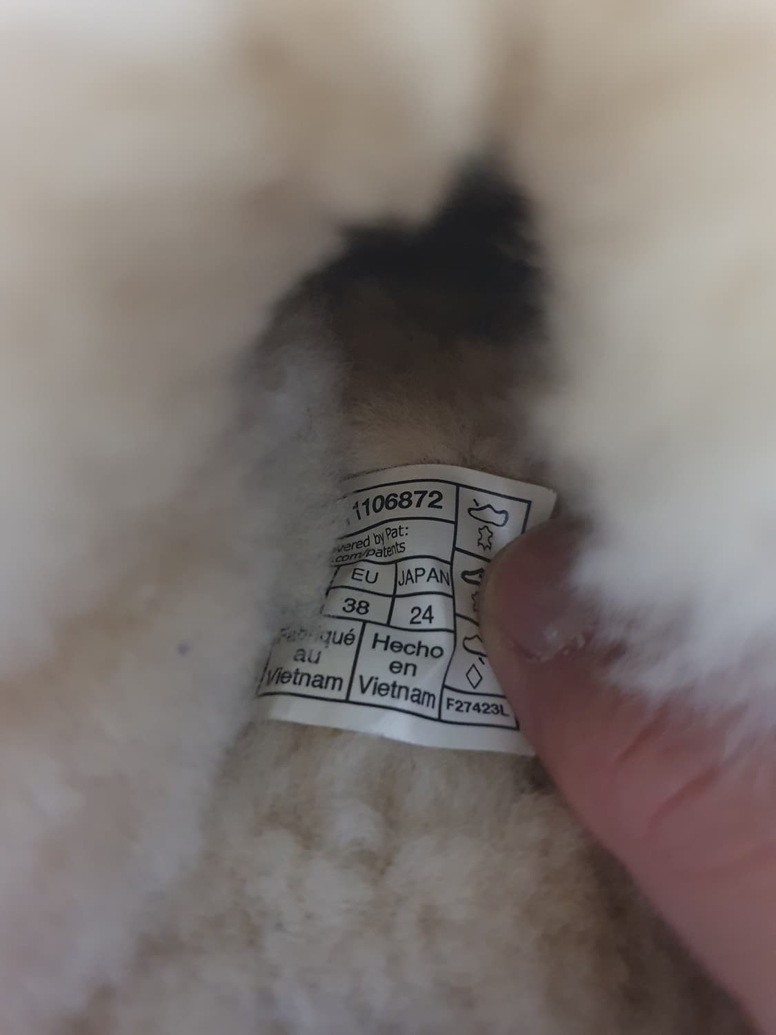 어그 체스트넛 털 슬리퍼 240 상품이미지8