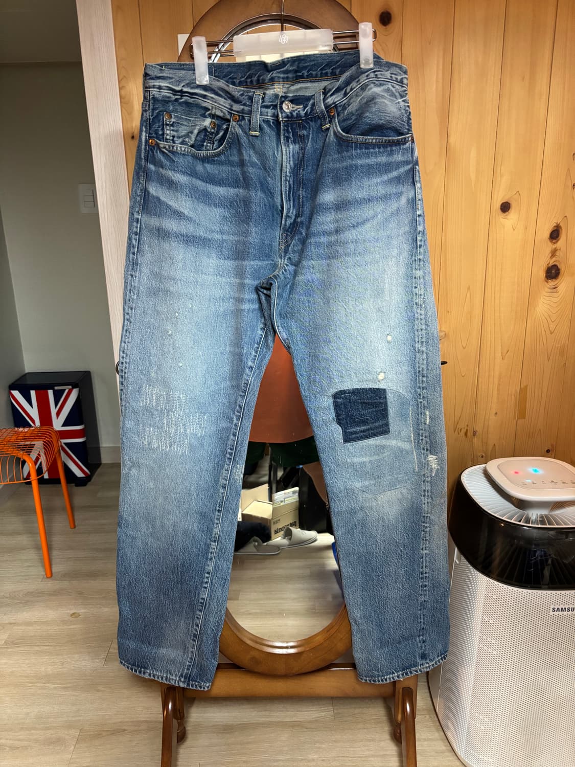 리바이스 LVC 1954 501 패치 데님진 상품이미지3