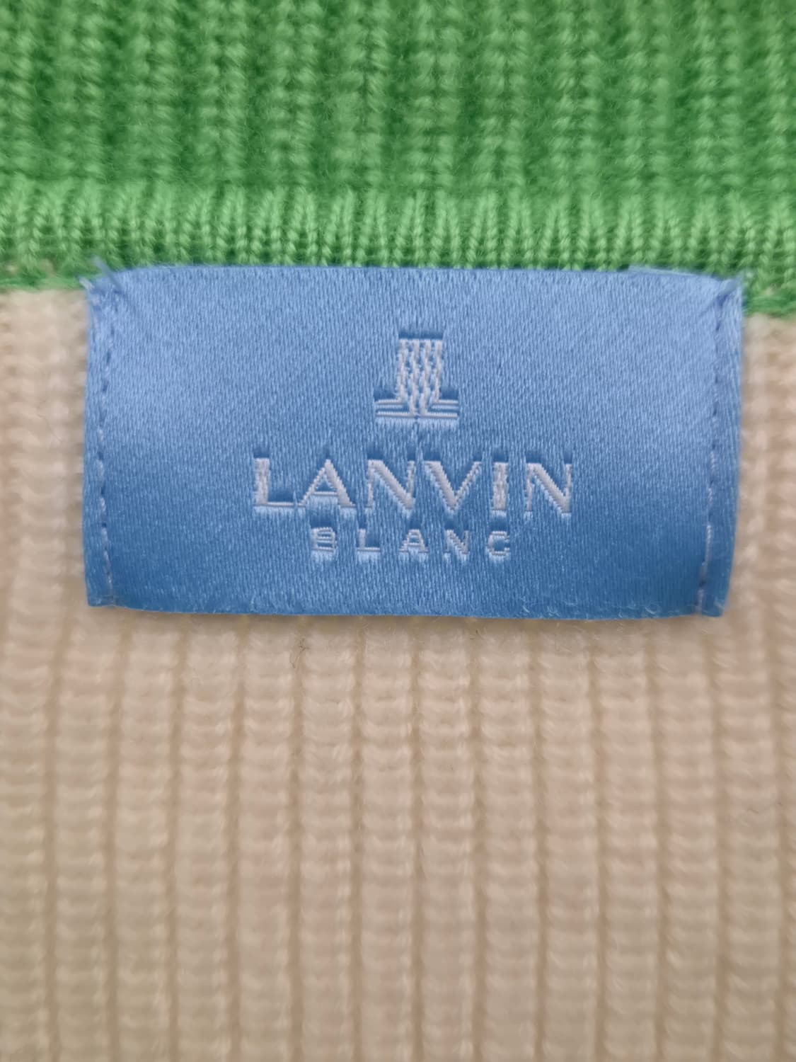 랑방 초록색 집업 니트 가디건 상품이미지4