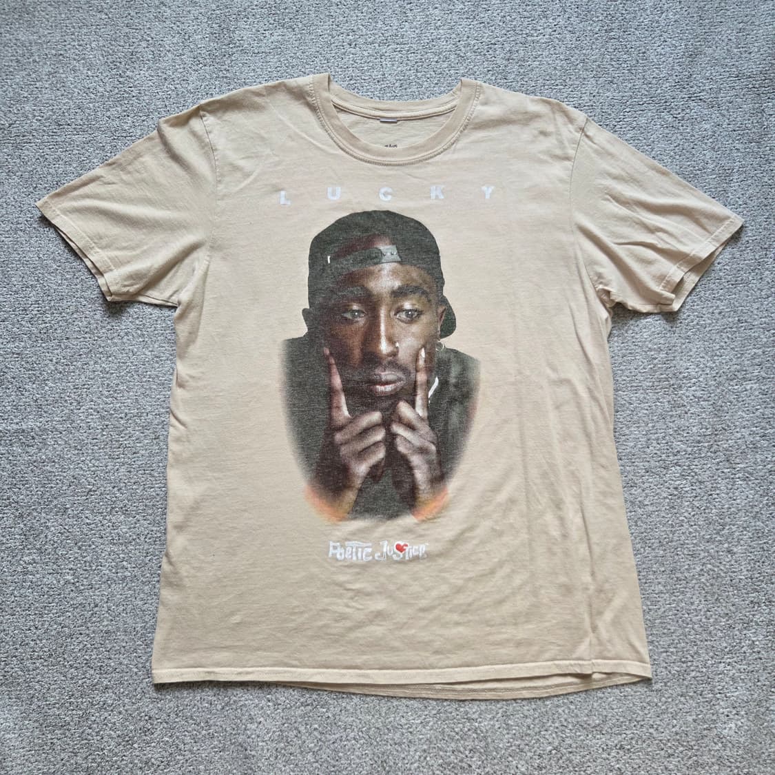 Tupac 빈티지 반팔 티셔츠 L(100) 상품이미지1