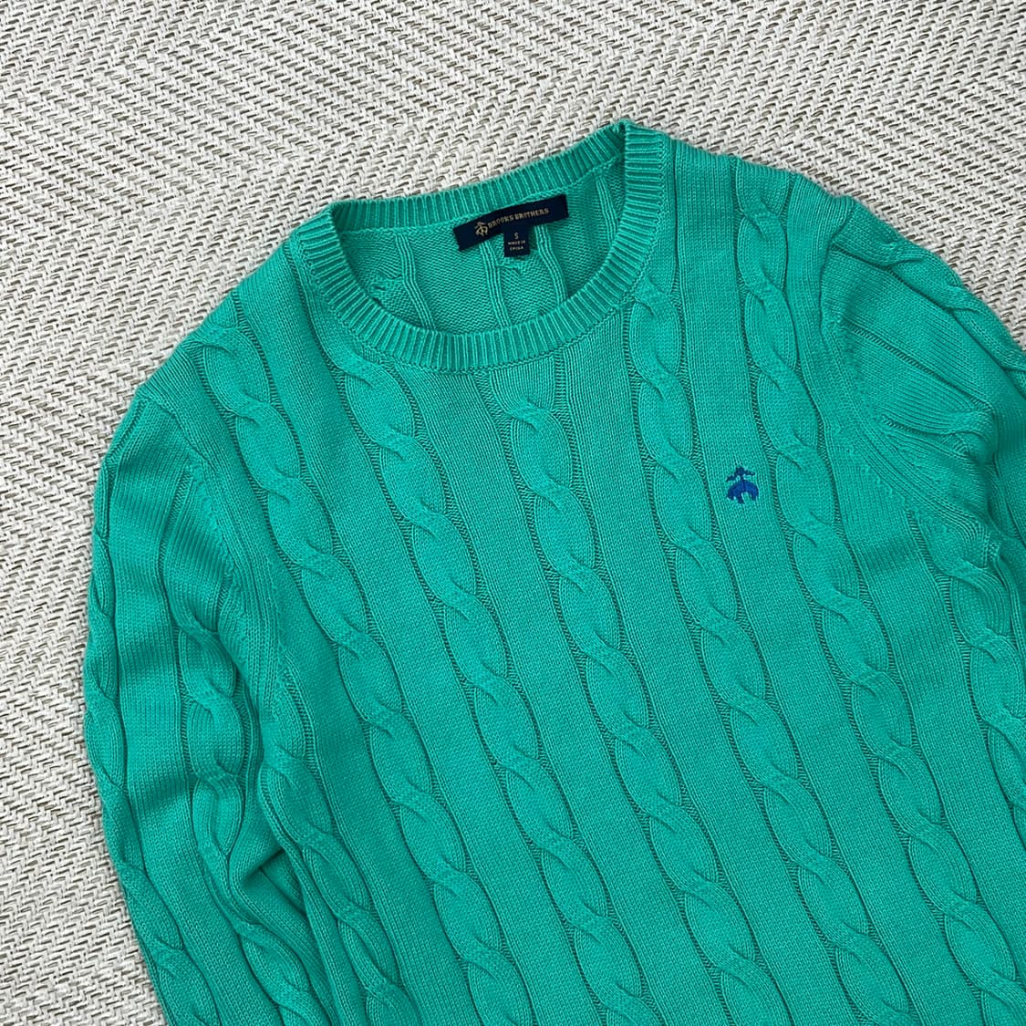 브룩스브라더스 라운드넥 꽈배기 니트 r2803 상품이미지3