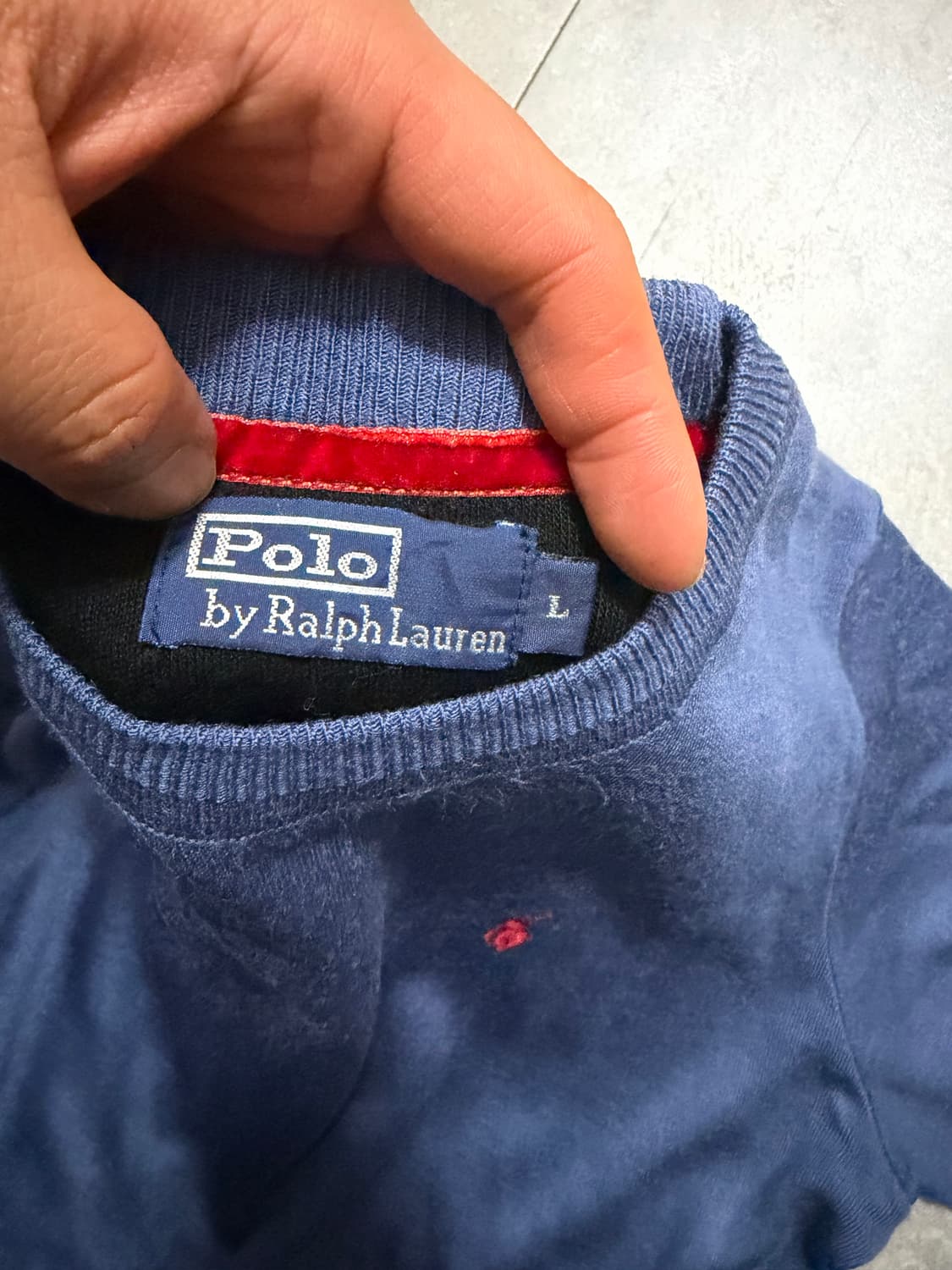 00s 랄프로렌 폴로 빈티지 코튼 니트 100size   상품이미지4