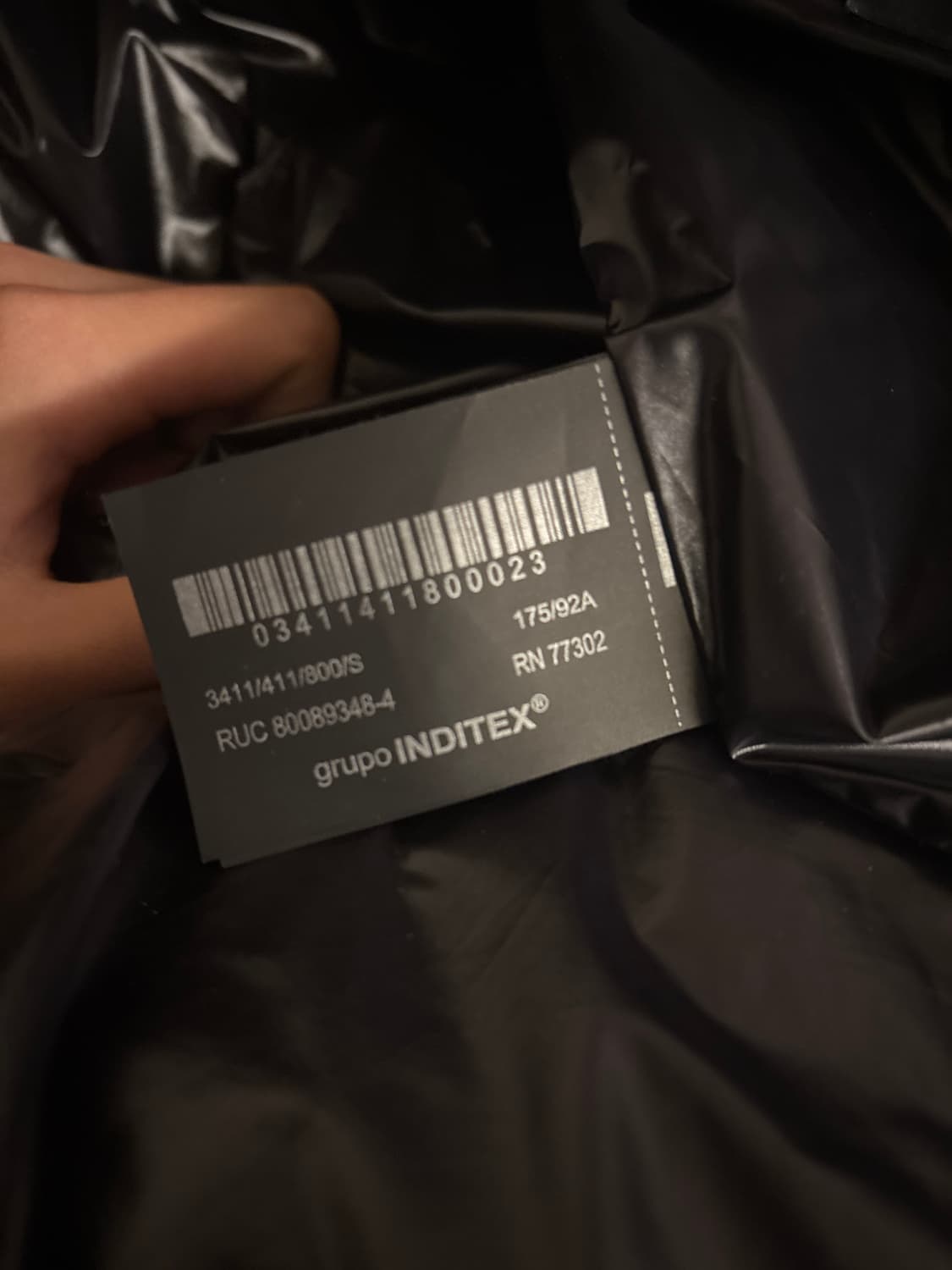 자라 유광 패딩 S 사이즈 실착 3회 미만 상품이미지6