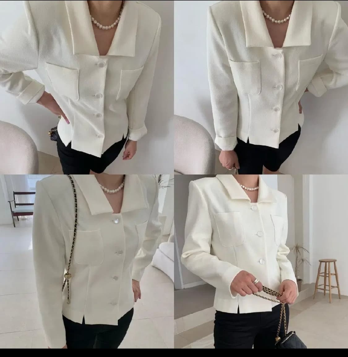 아이보리 무드자켓 상품이미지3
