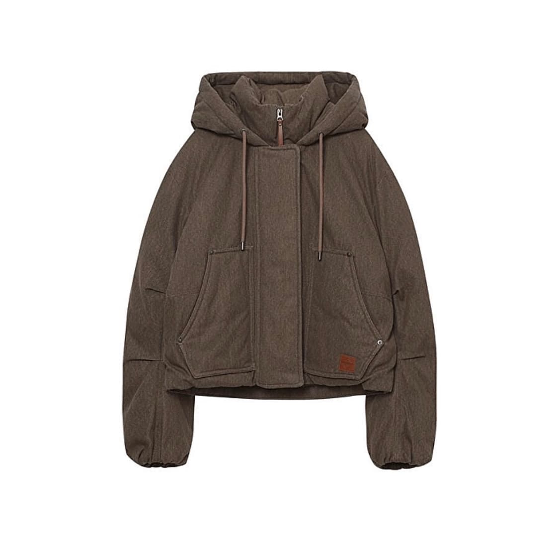 새상품) 슈퍼드라이 (아일릿 이로하 착용) 패딩 후드 자켓 상품이미지2