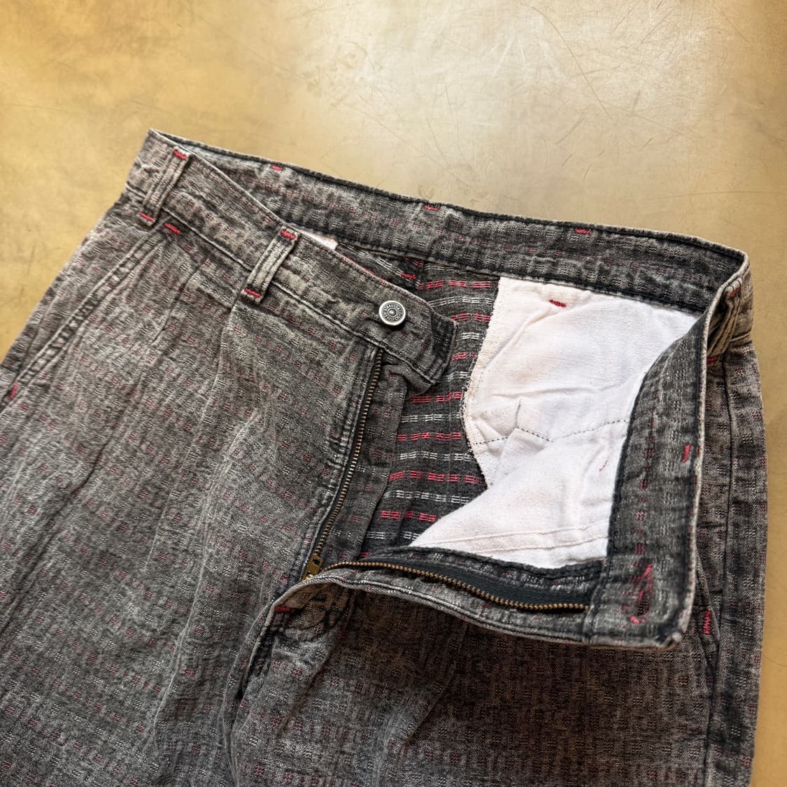 1988 리바이스 실버탭 80S 자카드 사시코 스티치 포인트 데님 팬츠 상품이미지7