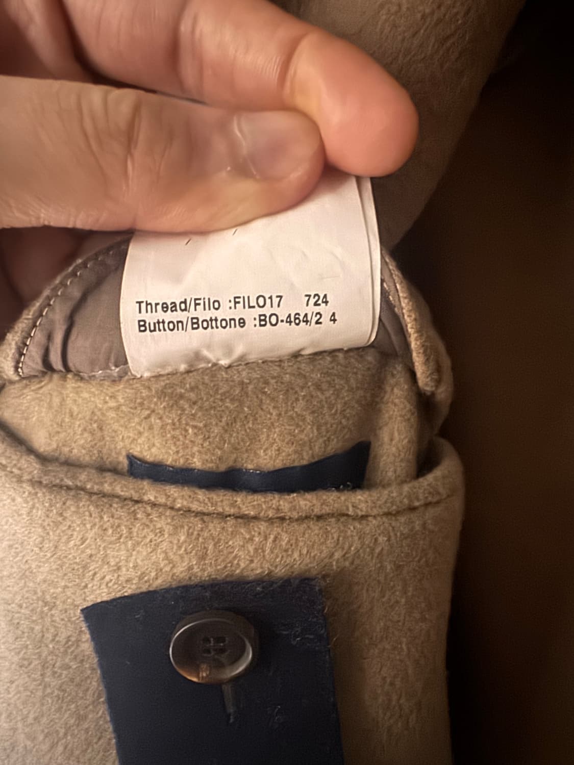 라르디니 Lardini 최고급 캐시미어 100% 코트 상품이미지7