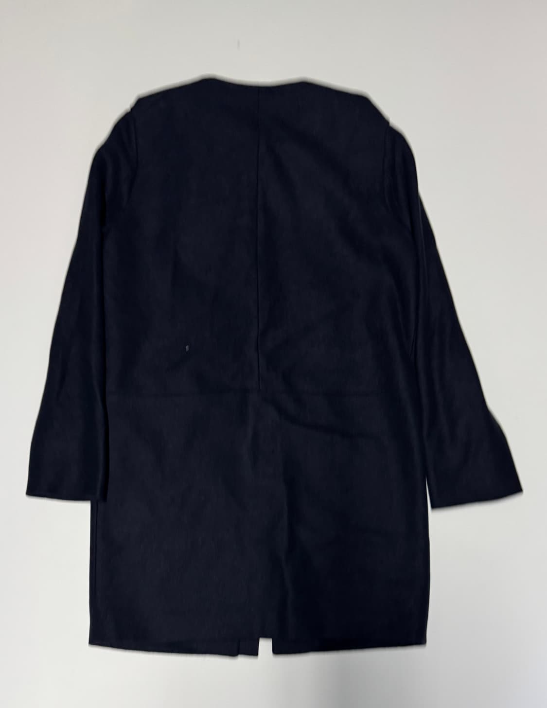 여성 미샤 Michaa 블라우스 형 코트 네이비 상품이미지2