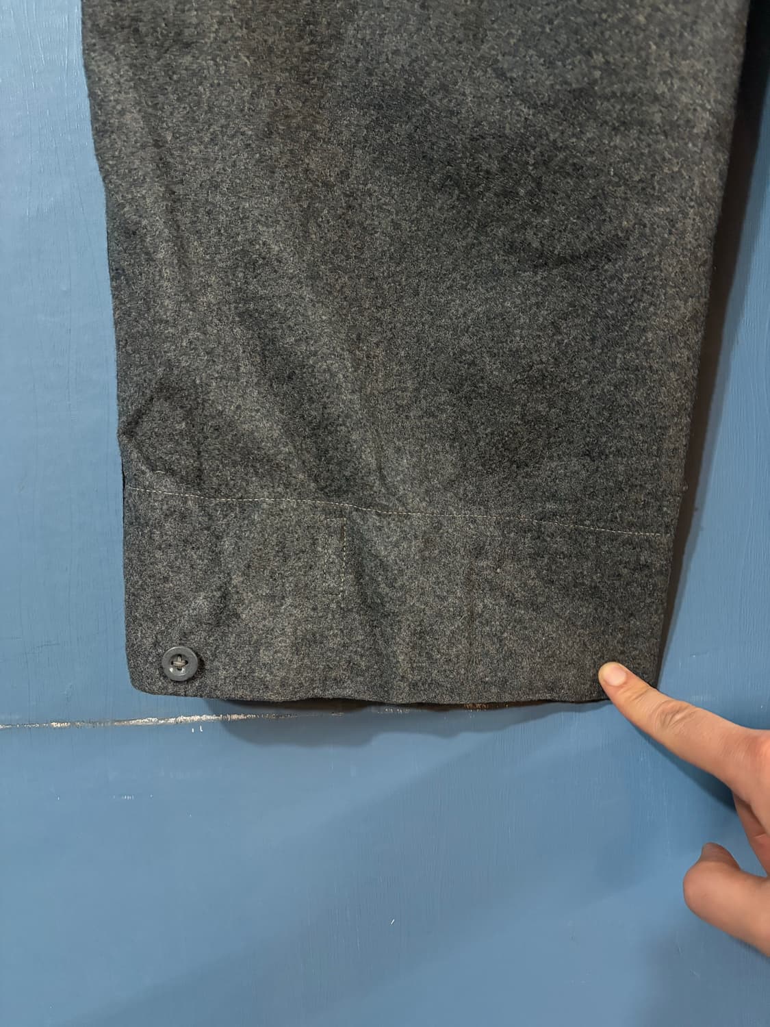 50-60’s Swiss army side line Wool Pant. 상품이미지7