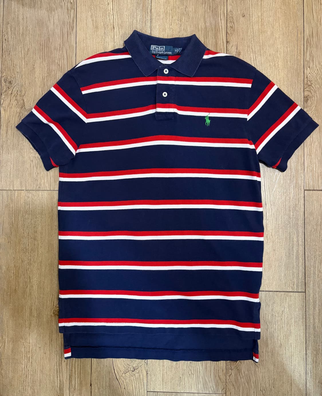 M) 폴로 랄프로렌 스트라이프 카라티 상품이미지1
