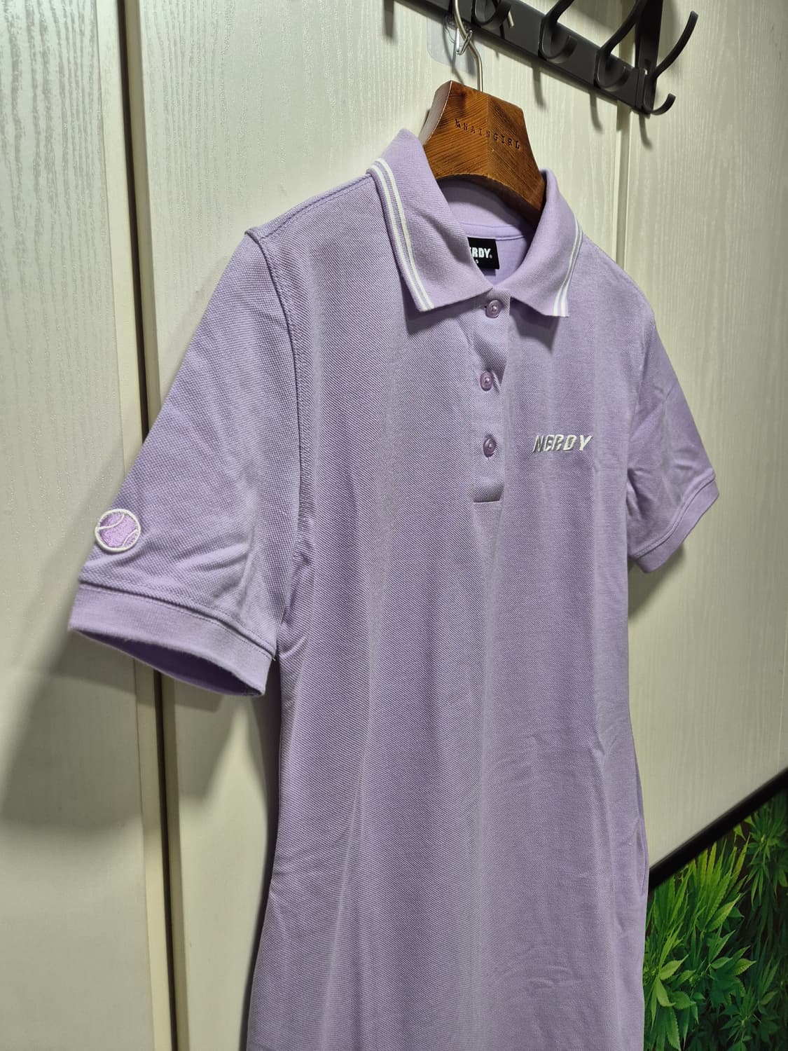 (타임세일)(새상품)널디 NERDY 퍼플 폴로 원피스 상품이미지5