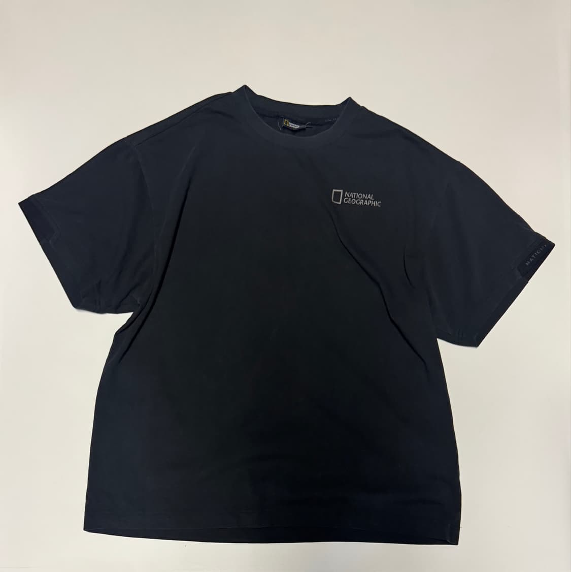 내셔널지오그래픽 빈티지 뒷 프린팅 반팔 티셔츠 L ~ XL 블랙 상품이미지2