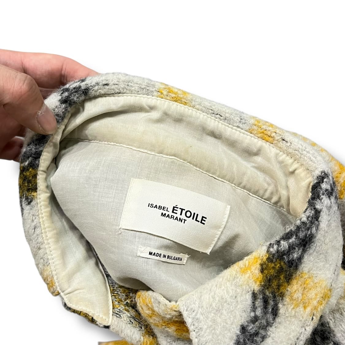  이자벨마랑 가스트 체크 울 혼방 자켓 y13849 상품이미지7