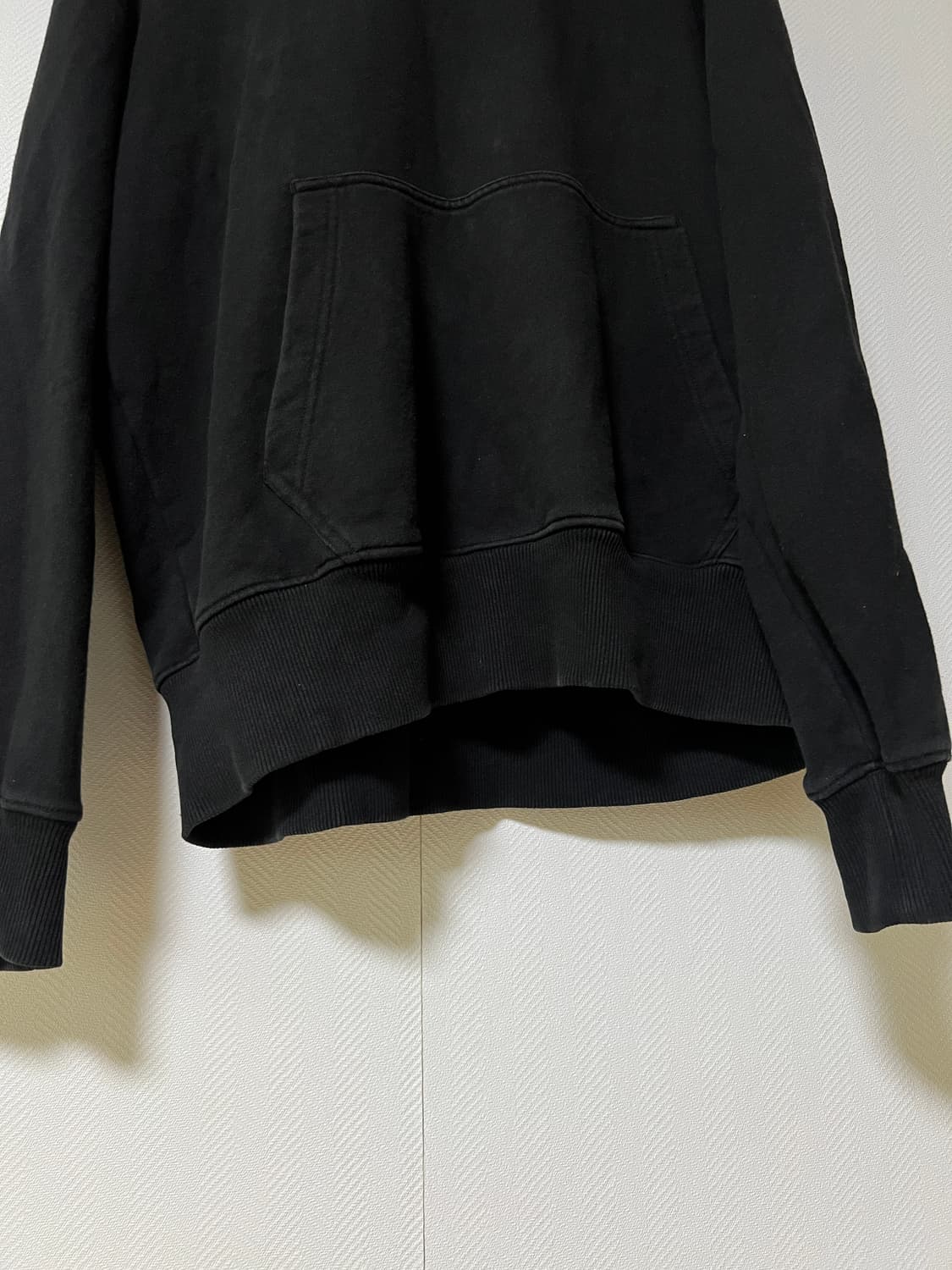 디젤 s맥스 블랙 빅로고 후드 m 상품이미지4