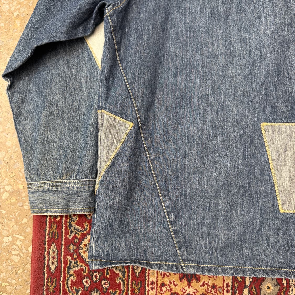 칼 카니 패치워크 데님 셔츠 자켓 [ 105 ] 상품이미지9