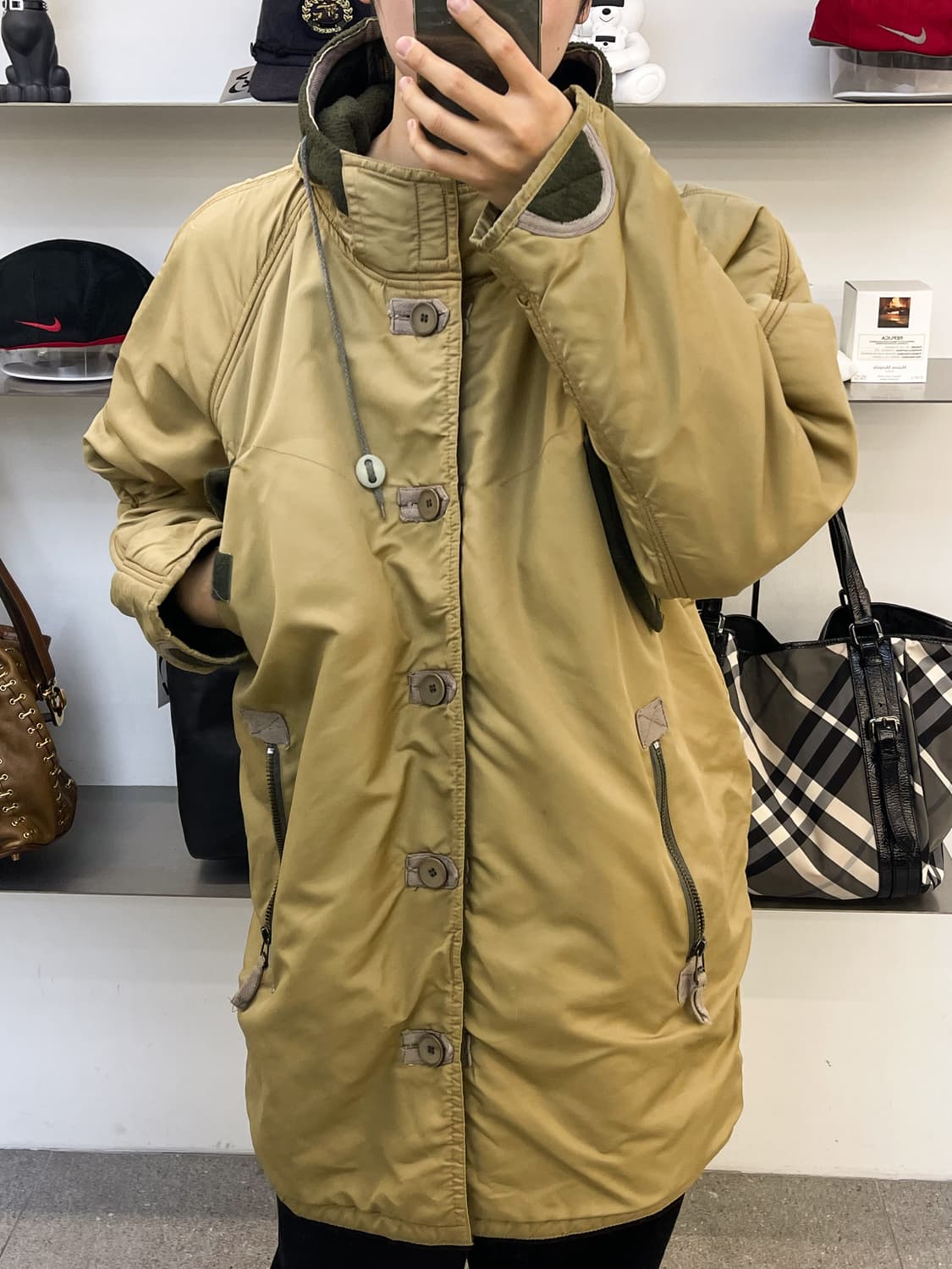 워커맨 90d 밀리터리 플리스 나일론 자켓 상품이미지1