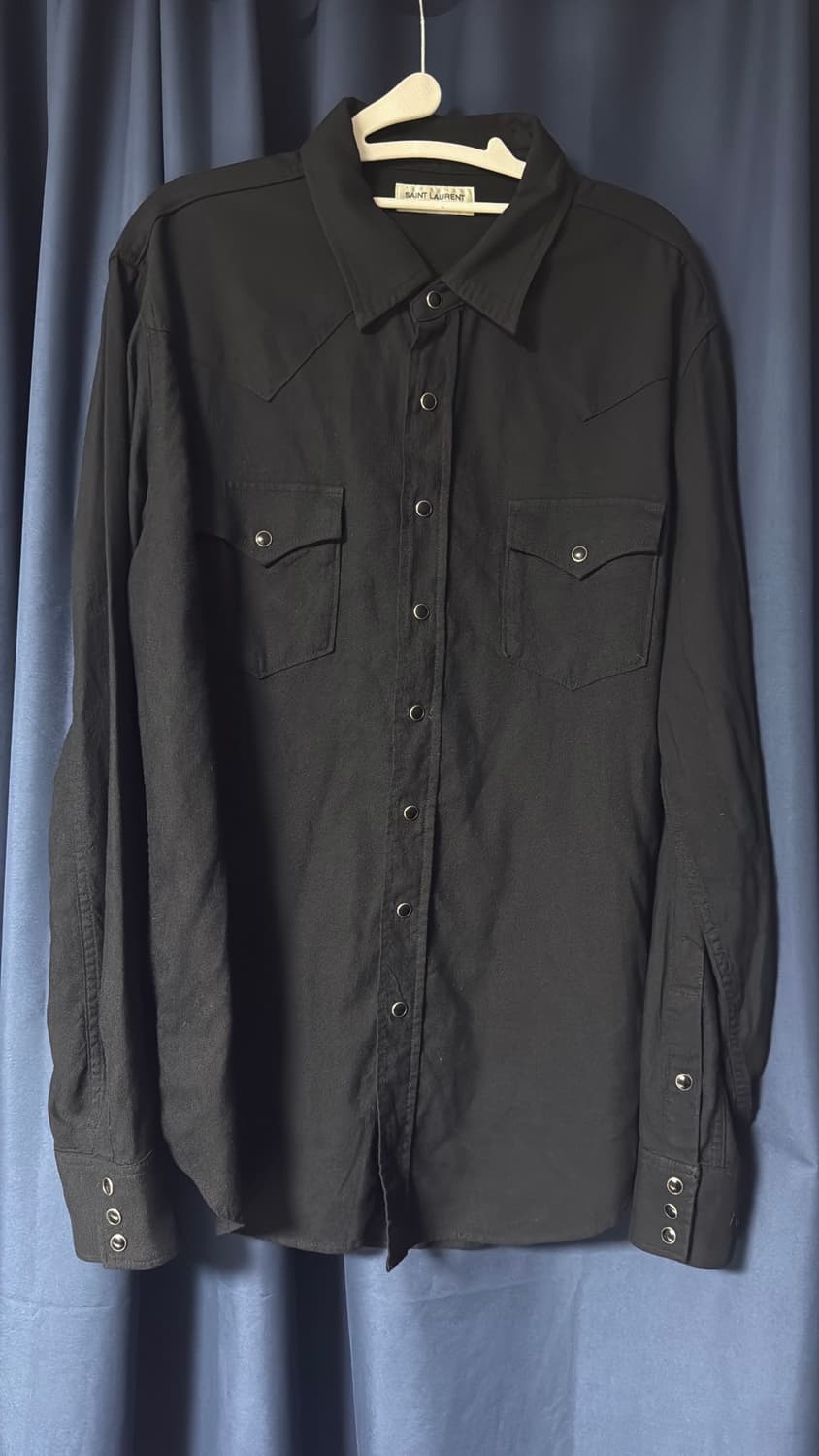 생로랑 블랙 웨스턴 셔츠 상품이미지2