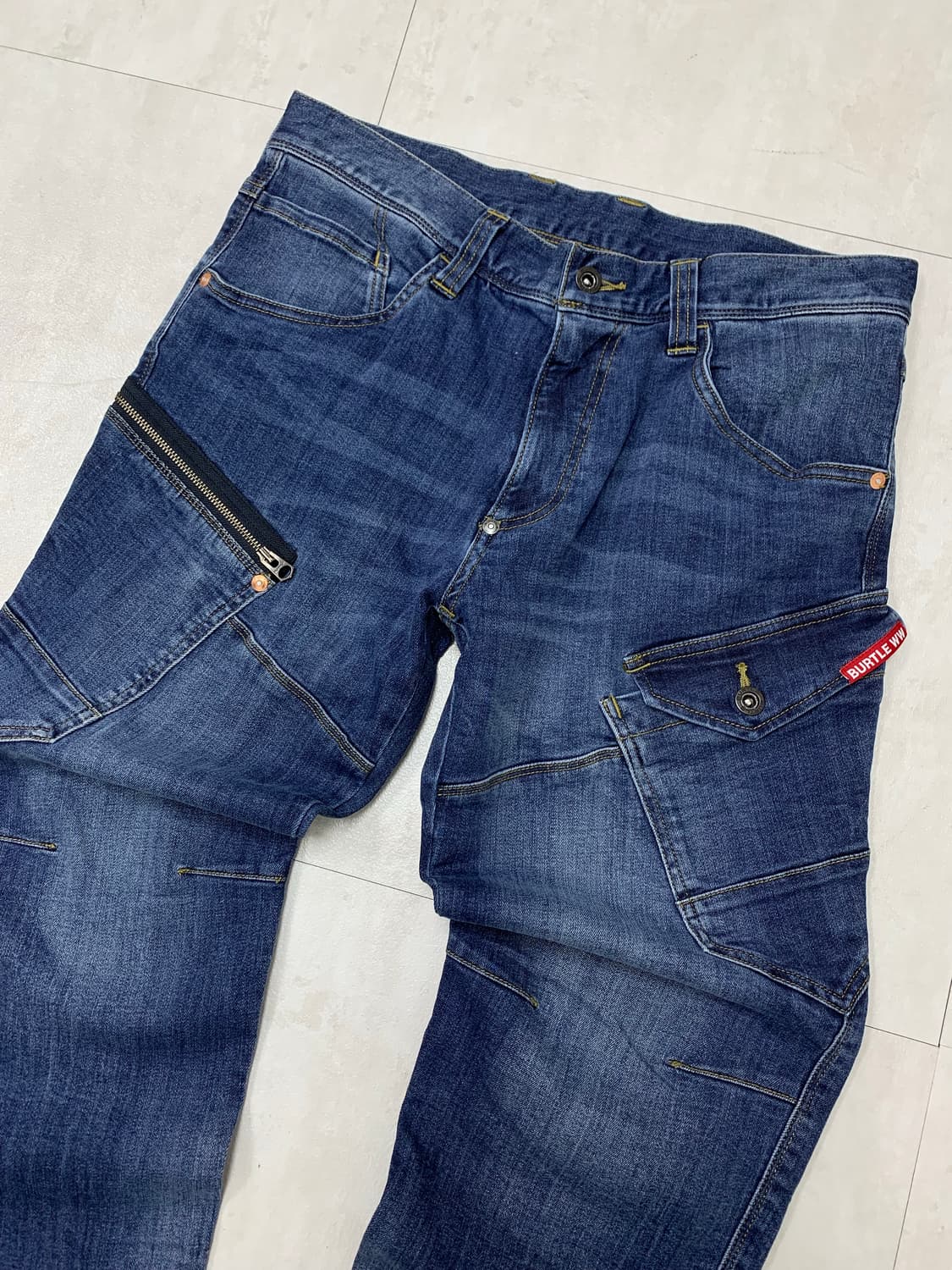 Burtle 데님 카고 팬츠 #118 상품이미지2