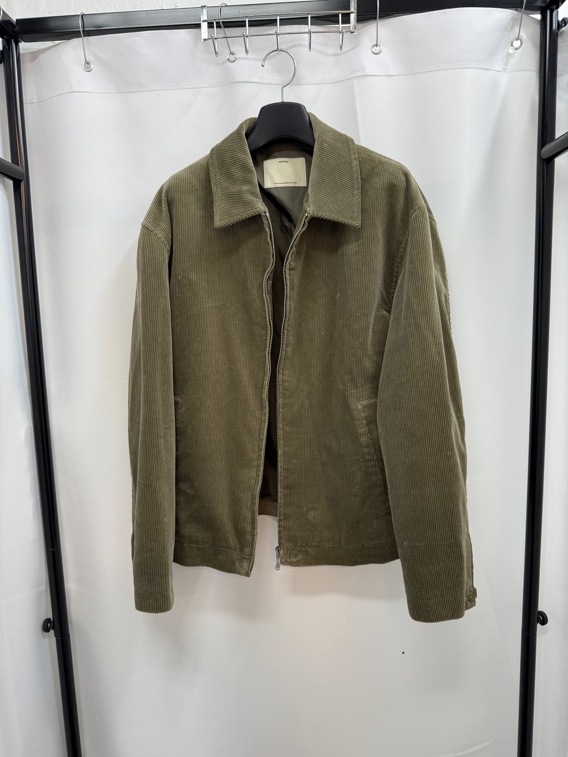 포터리 코듀로이 드리즐러 자켓 카키 상품이미지1