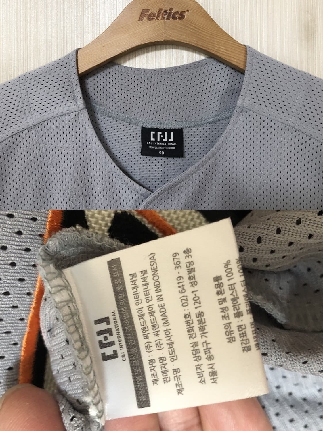 KBO SK와이번스 그레이 홈유니폼/져지 90 #62 한동민(한유섬) 상품이미지5