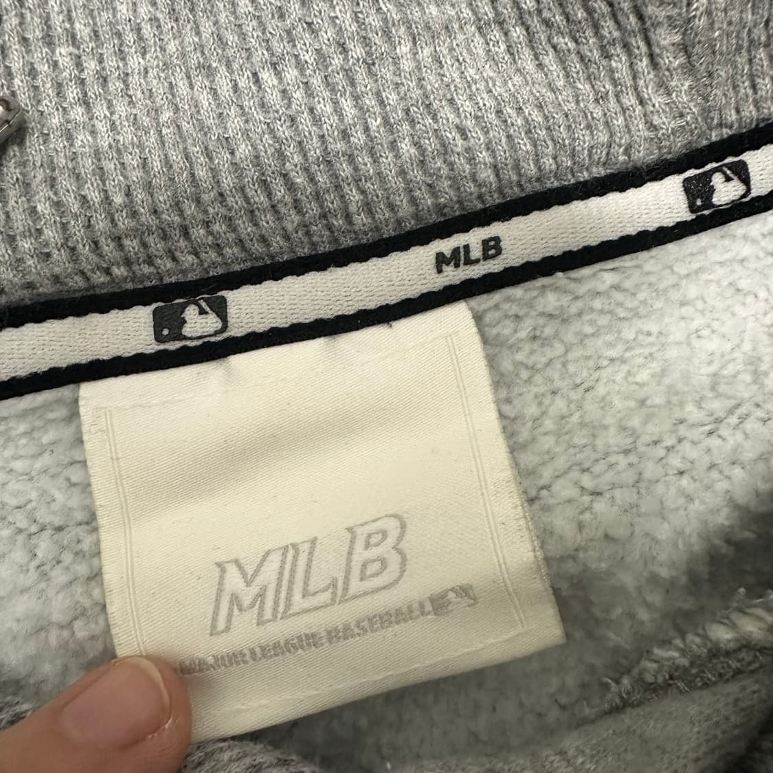 MLB 엠엘비 기모 후드티셔츠 그레이 100(L) 상품이미지4