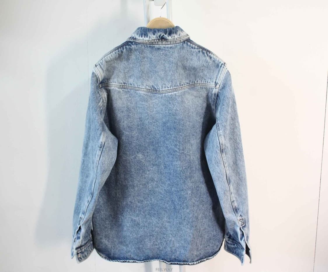 J-11549/발렌티노 매장판 남성용 빅로고 데님 셔츠 100 상품이미지2