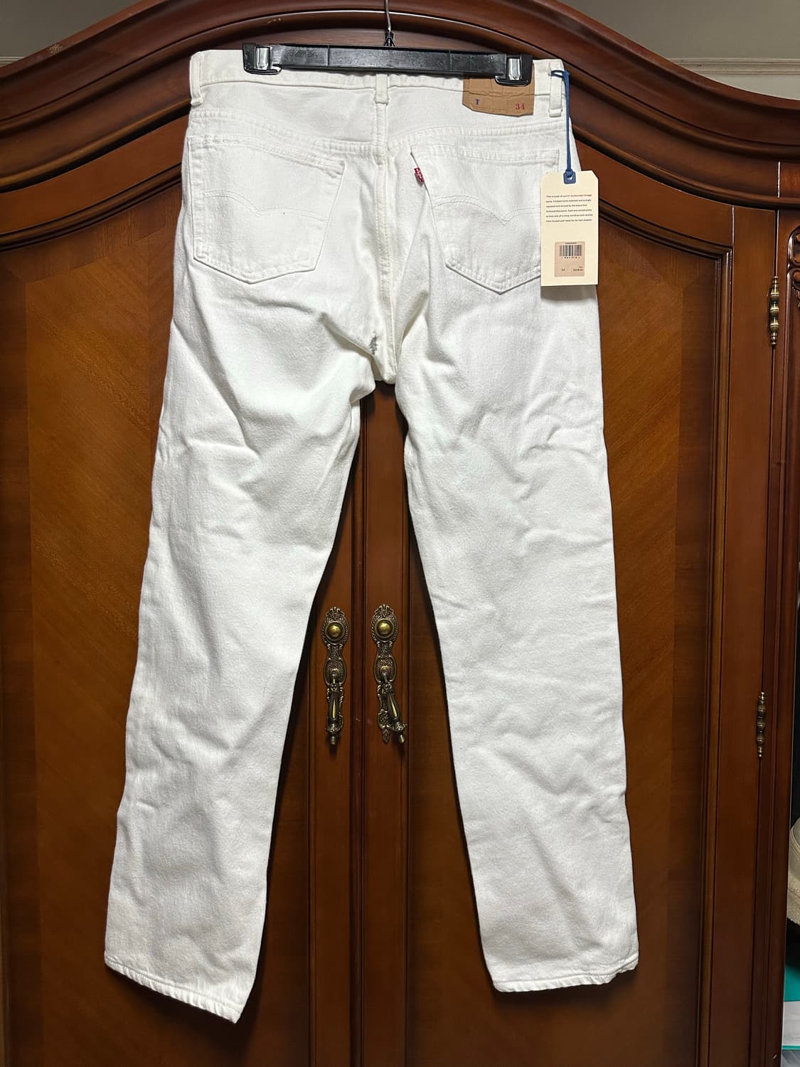 리바이스  authorized vintage 화이트 팬츠 501 상품이미지5