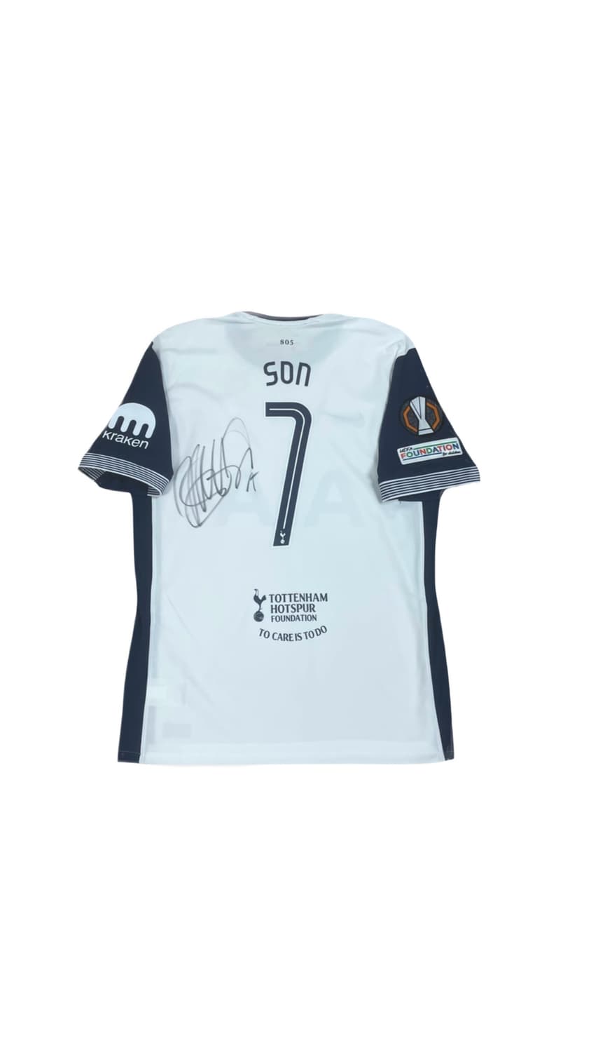 [인증영상 보유] 24-25 토트넘 손흥민 친필싸인 유니폼 상품이미지1