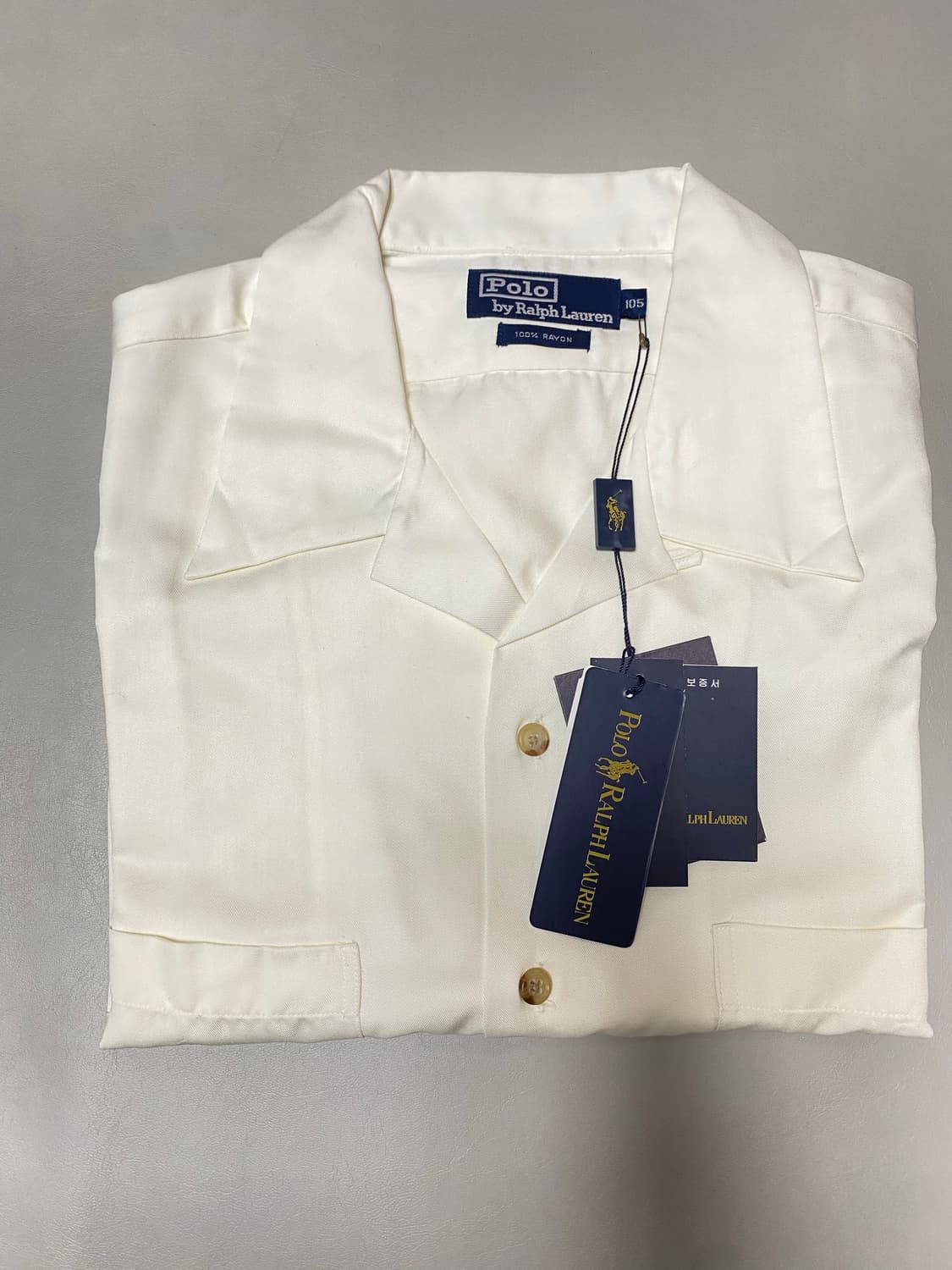 90s 폴로 랄프로렌 오픈카라셔츠 105사이즈 상품이미지1