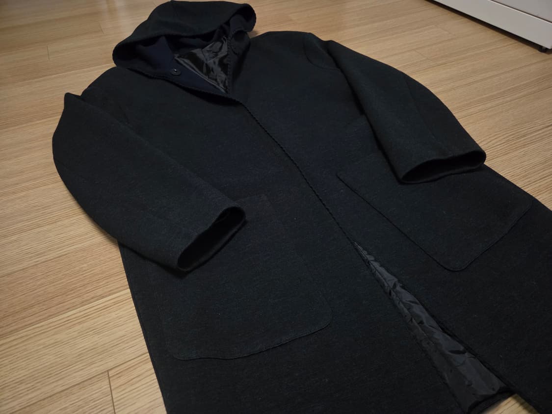 시스템 옴므  간절기 후드 코트 상품이미지2