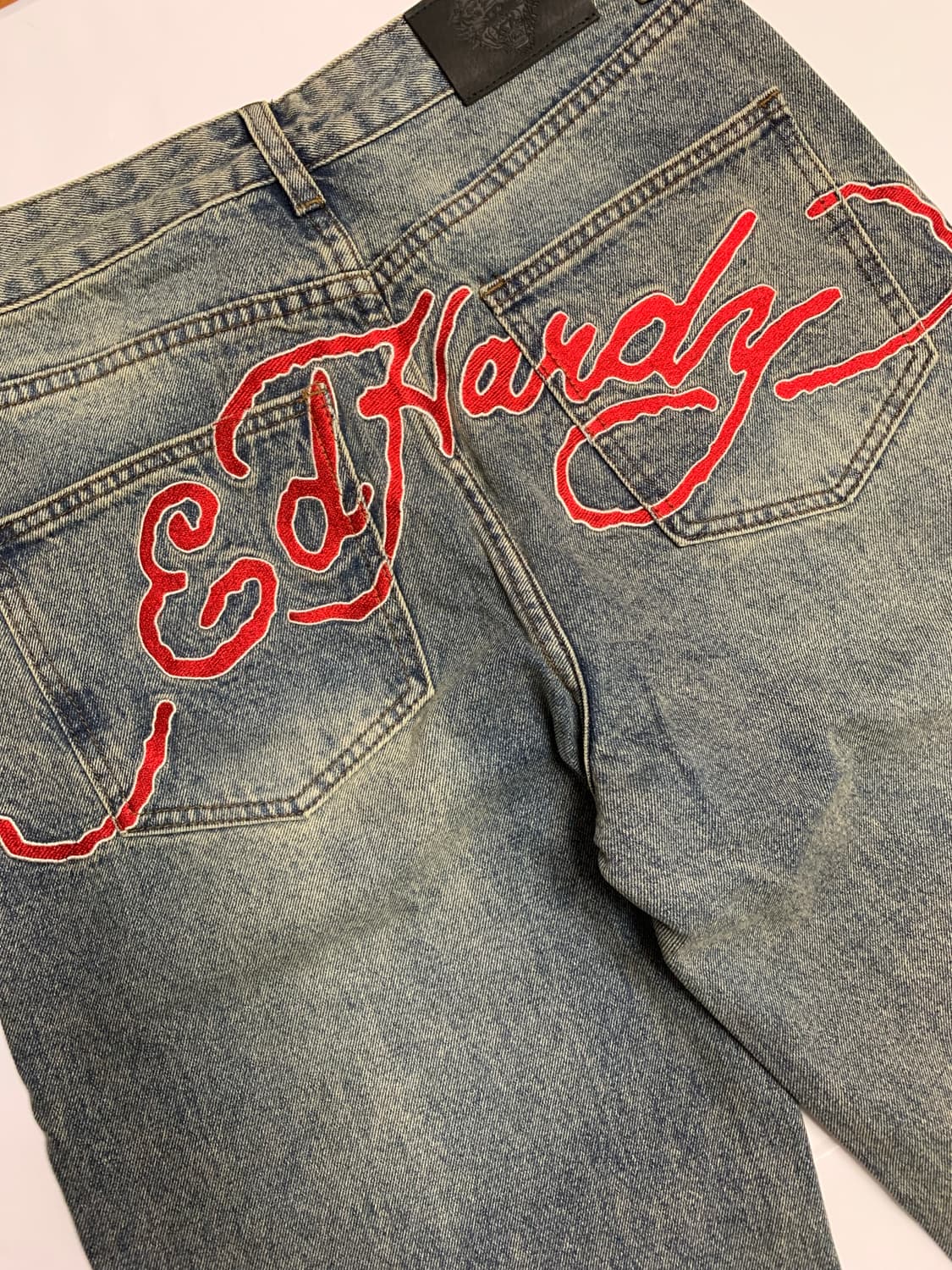 [새제품] 에드 하디 드래곤 배기 데님 팬츠 상품이미지5