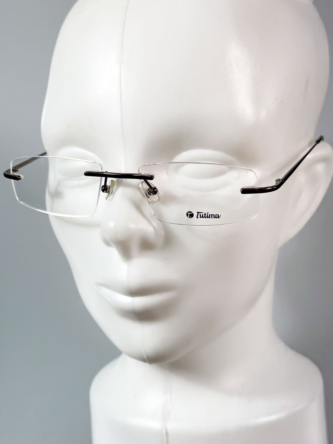 90s TUTIMA 티타늄 무테 스퀘어 빈티지 안경 상품이미지8