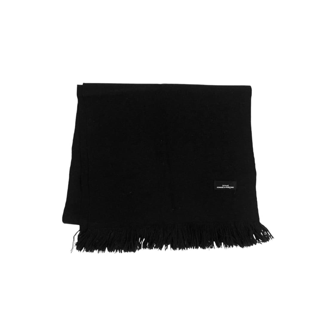 트리콧 꼼데가르송 머플러 블랙 상품이미지2