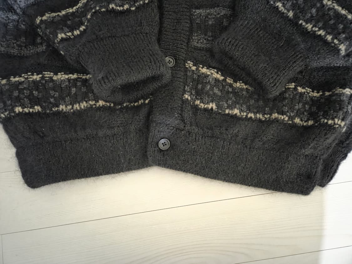 Stein 슈타인 키드 모헤어 페어아일 가디건L 상품이미지4