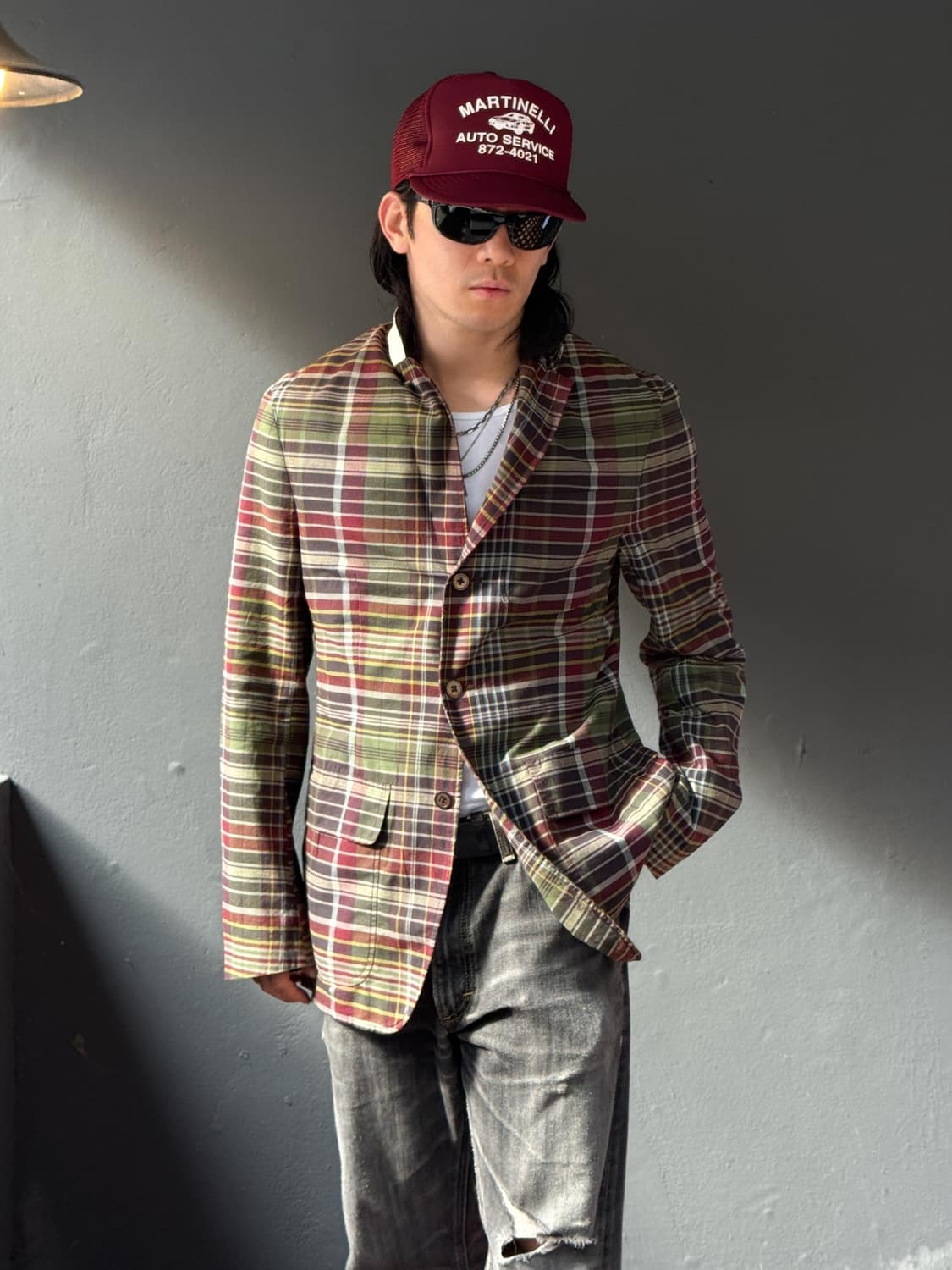 폴로 랄프로렌 체크 자켓 상품이미지1