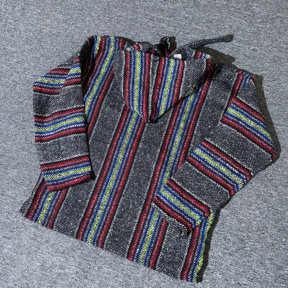 Made in Mexico 케이블 패턴 니트 후드티 M 상품이미지6