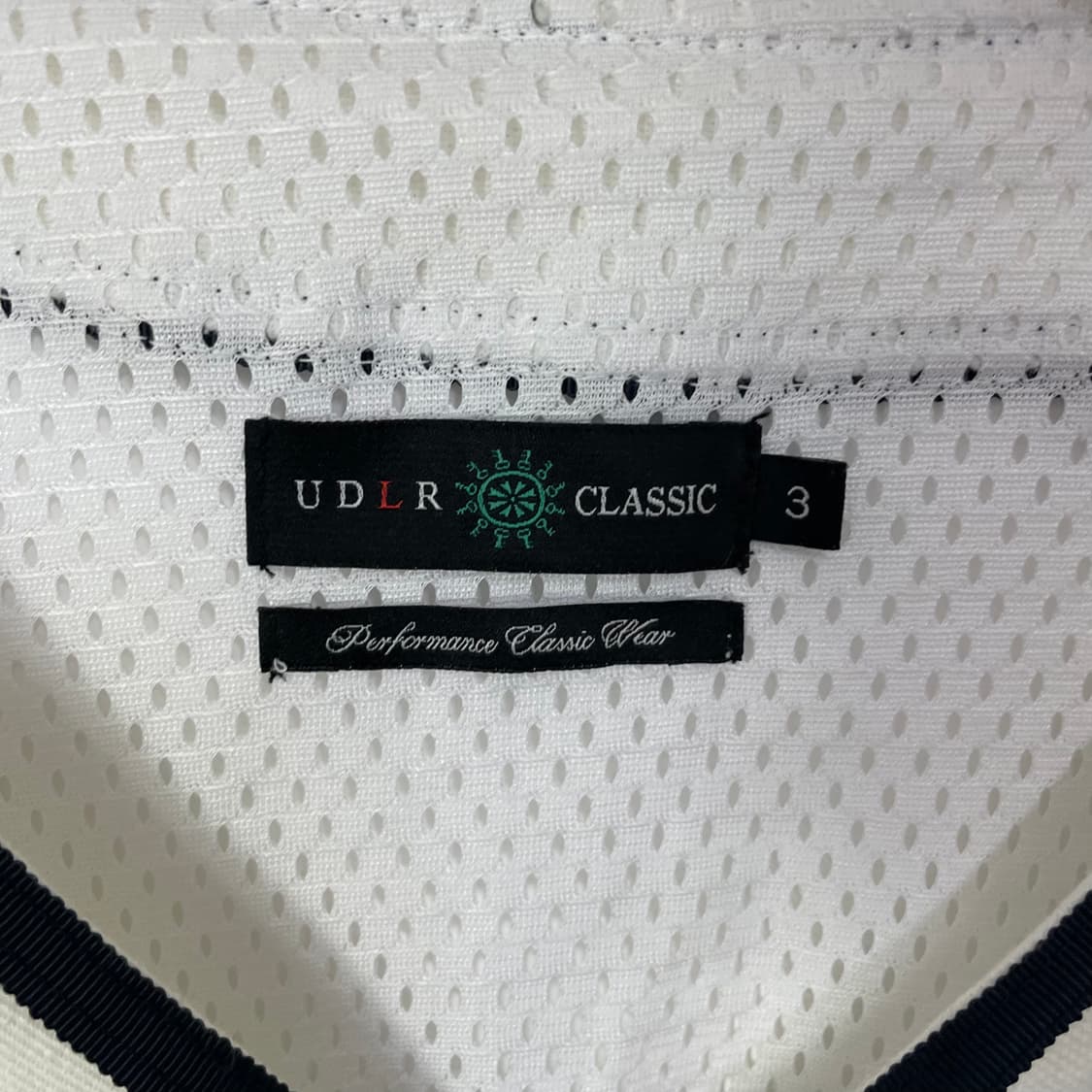 UDLR classic 야구 셔츠 화이트 상품이미지5