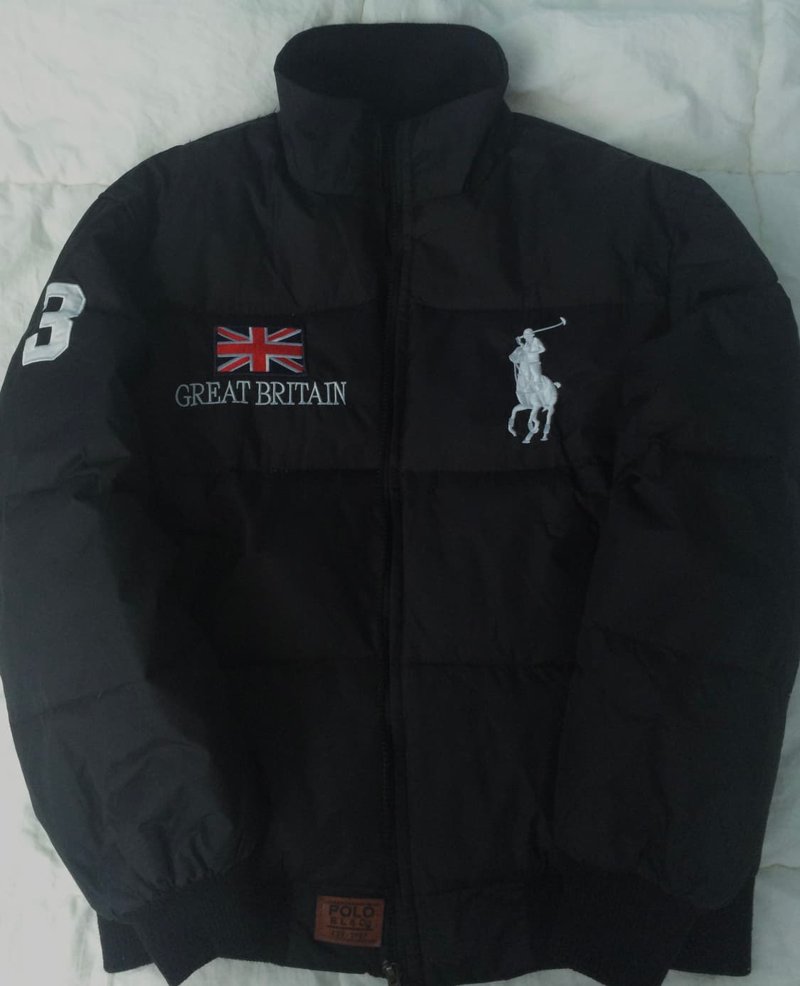 [새상품급] 폴로 랄프로렌 빅포니 브리튼 패딩 블랙m 상품이미지1