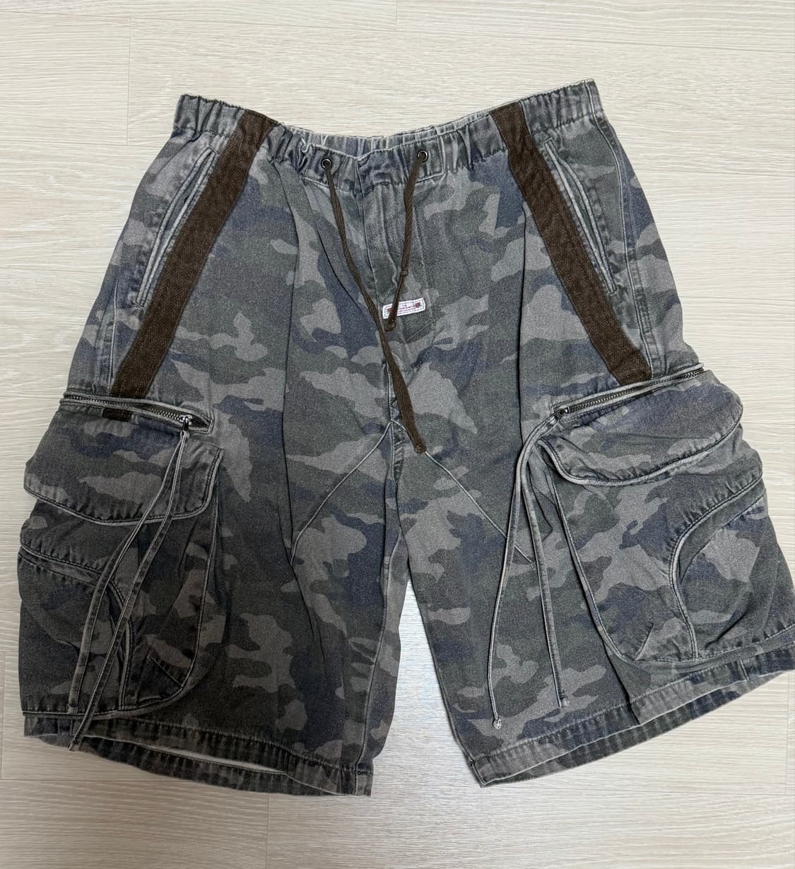 스컬프터 Twill Cargo Half Pants Forest Camo 상품이미지4