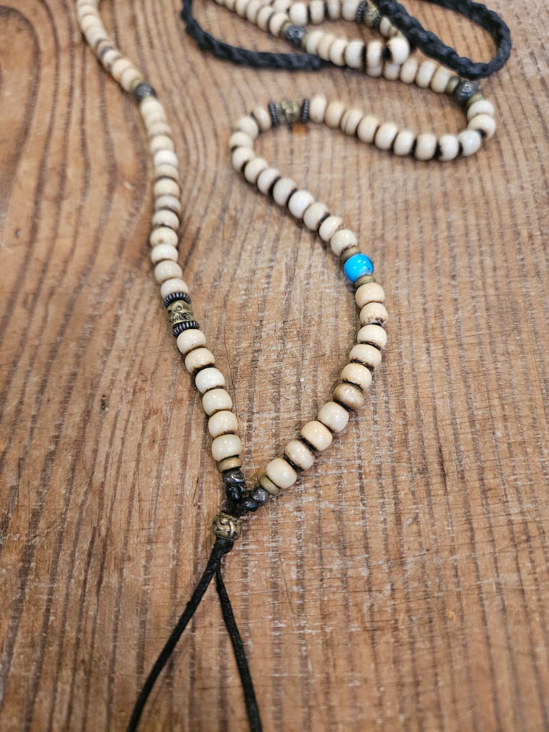 빈티지 실버 비즈 목걸이  상품이미지4