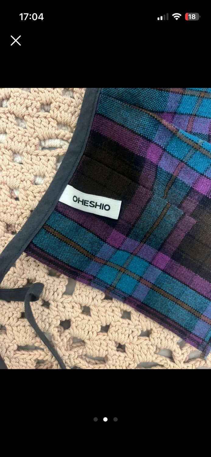 오헤시오 플리츠 랩스커트 상품이미지3