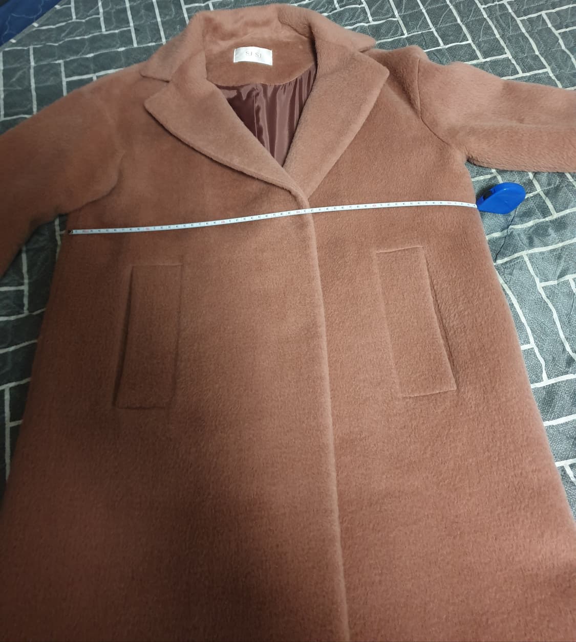 한섬 SJSJ 오버핏 라마68% 브러쉬드 코트 (55) 상품이미지6