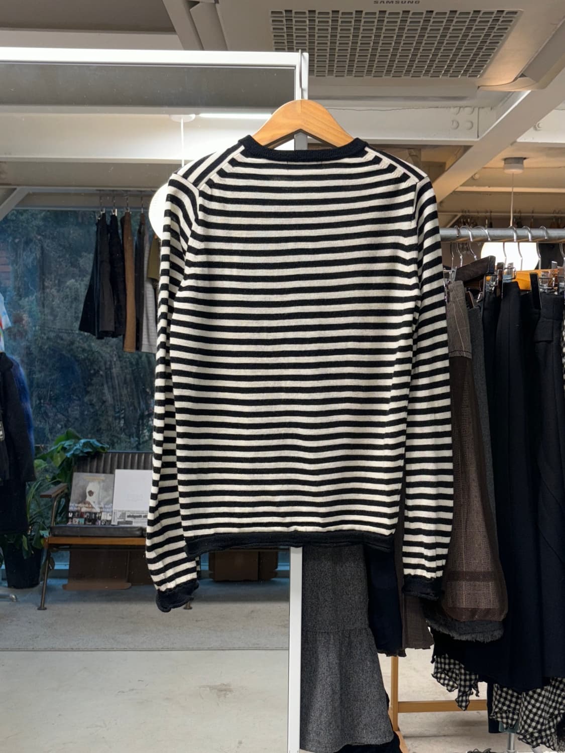 아츠로 타야마 스트라이프 가디건 상품이미지2