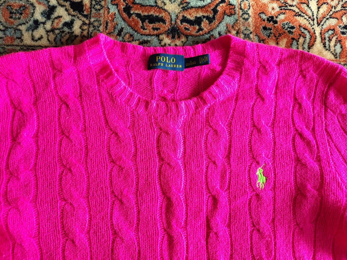국내택 정품 폴로 랄프로렌 울캐시미어 니트 스웨터 상태 최상  상품이미지7