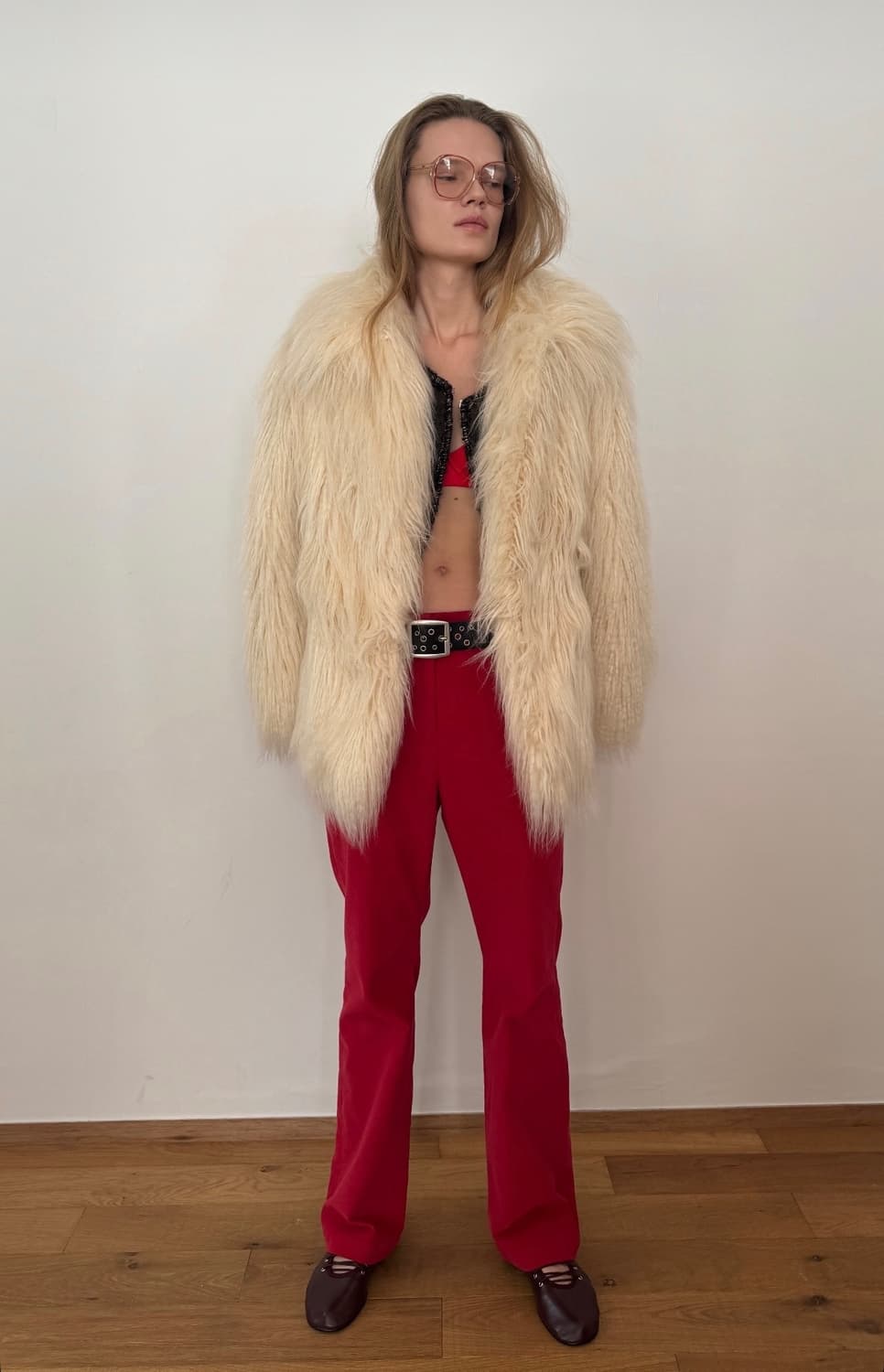 Dared RED CORDUROY PANTS 상품이미지1